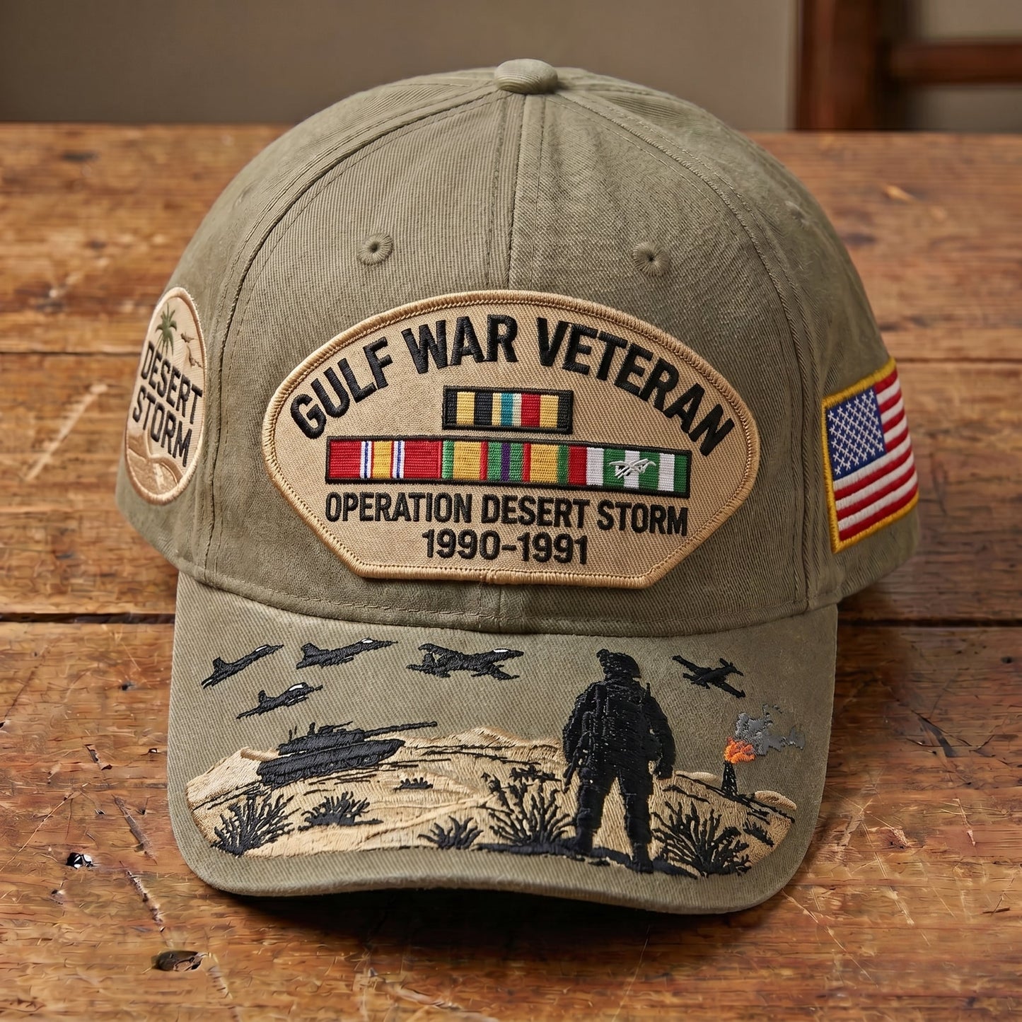 🔥LAST DAY 50% OFF - 🎖️Gulf War Veteran Tribute Cap🧢(Breathable & Lightweight Comfort & Unisex Fit)