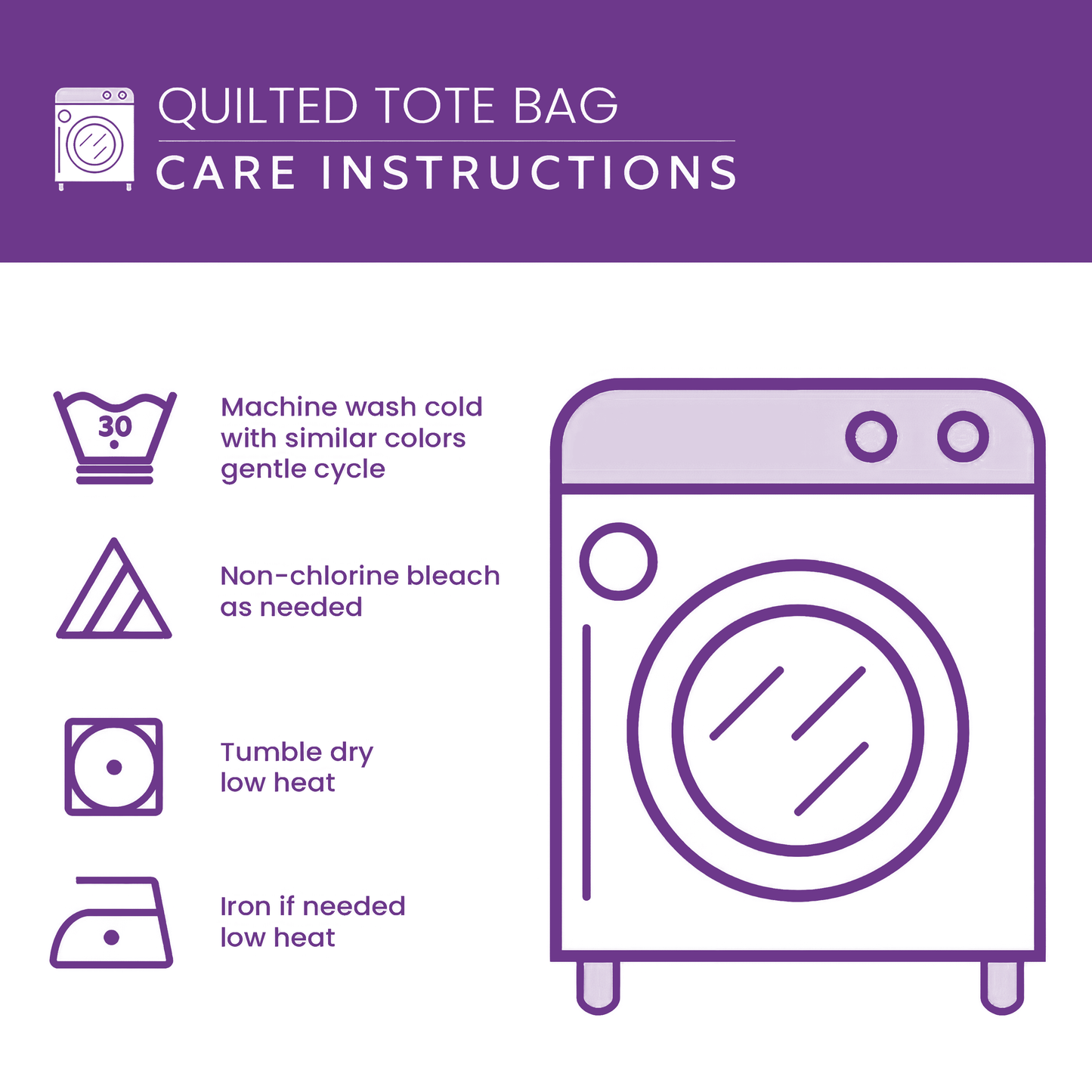 Quilted Tote Bag