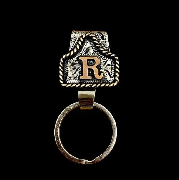 🤠Handmade Metal A-Z Initial Key Chain Clip
