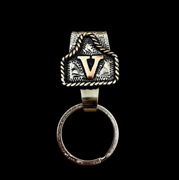 🤠Handmade Metal A-Z Initial Key Chain Clip