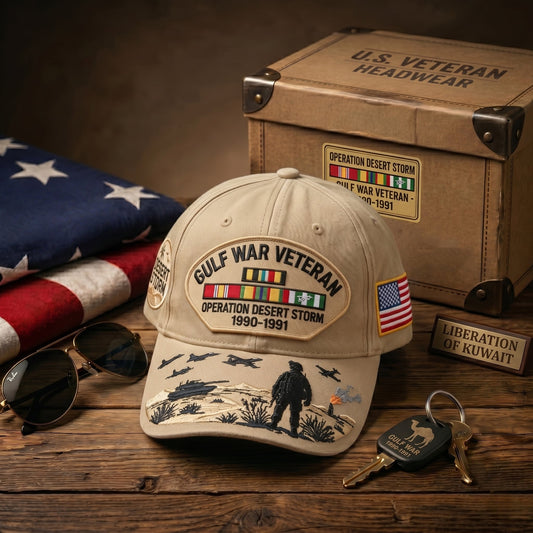 🔥LAST DAY 50% OFF - 🎖️Gulf War Veteran Tribute Cap🧢(Breathable & Lightweight Comfort & Unisex Fit)