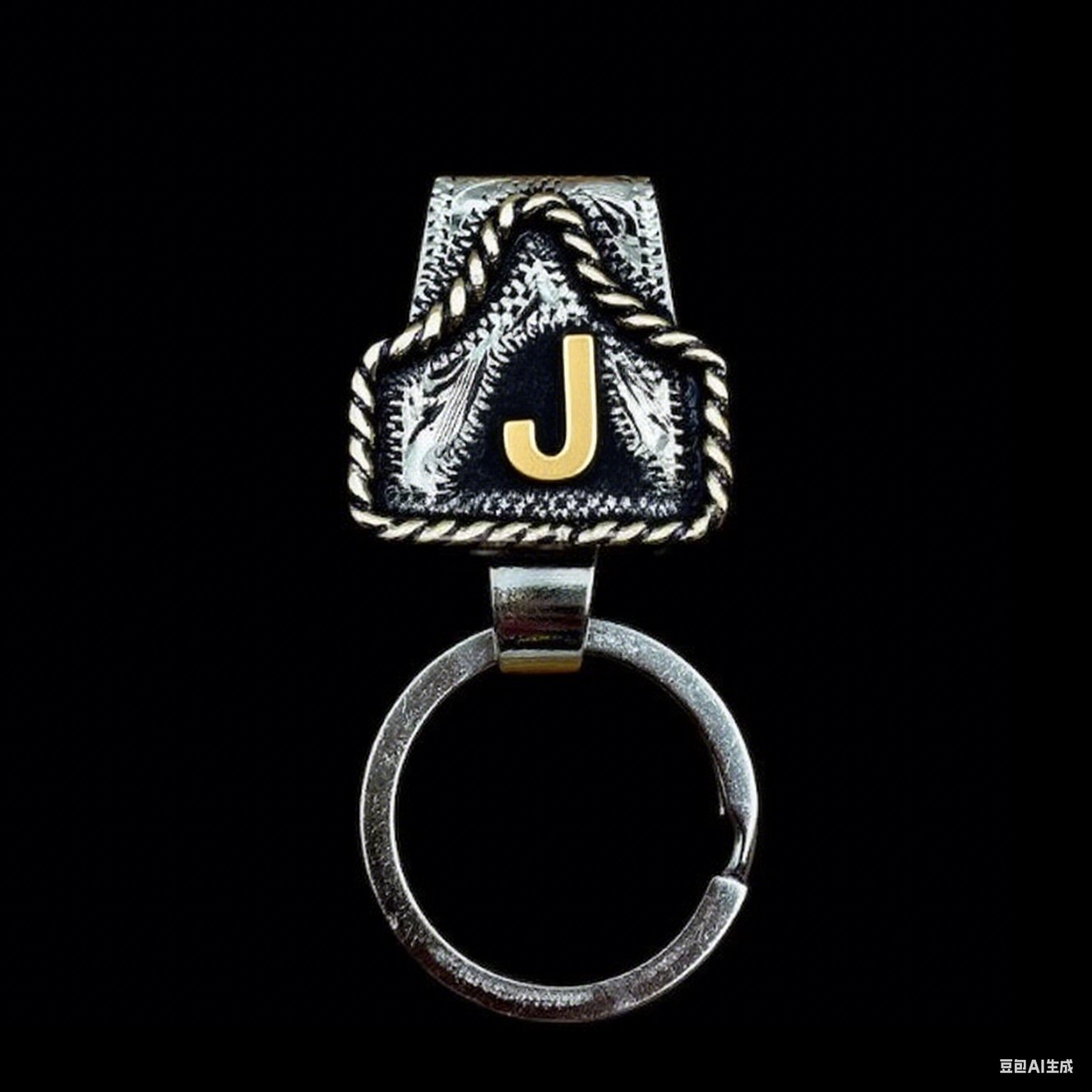 🤠Handmade Metal A-Z Initial Key Chain Clip