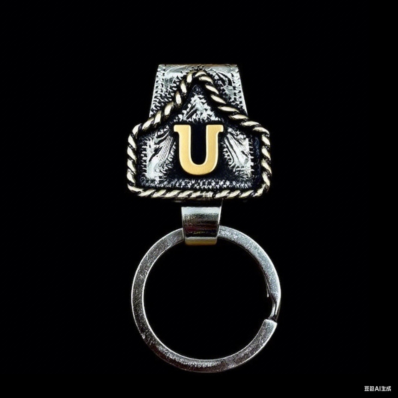 🤠Handmade Metal A-Z Initial Key Chain Clip