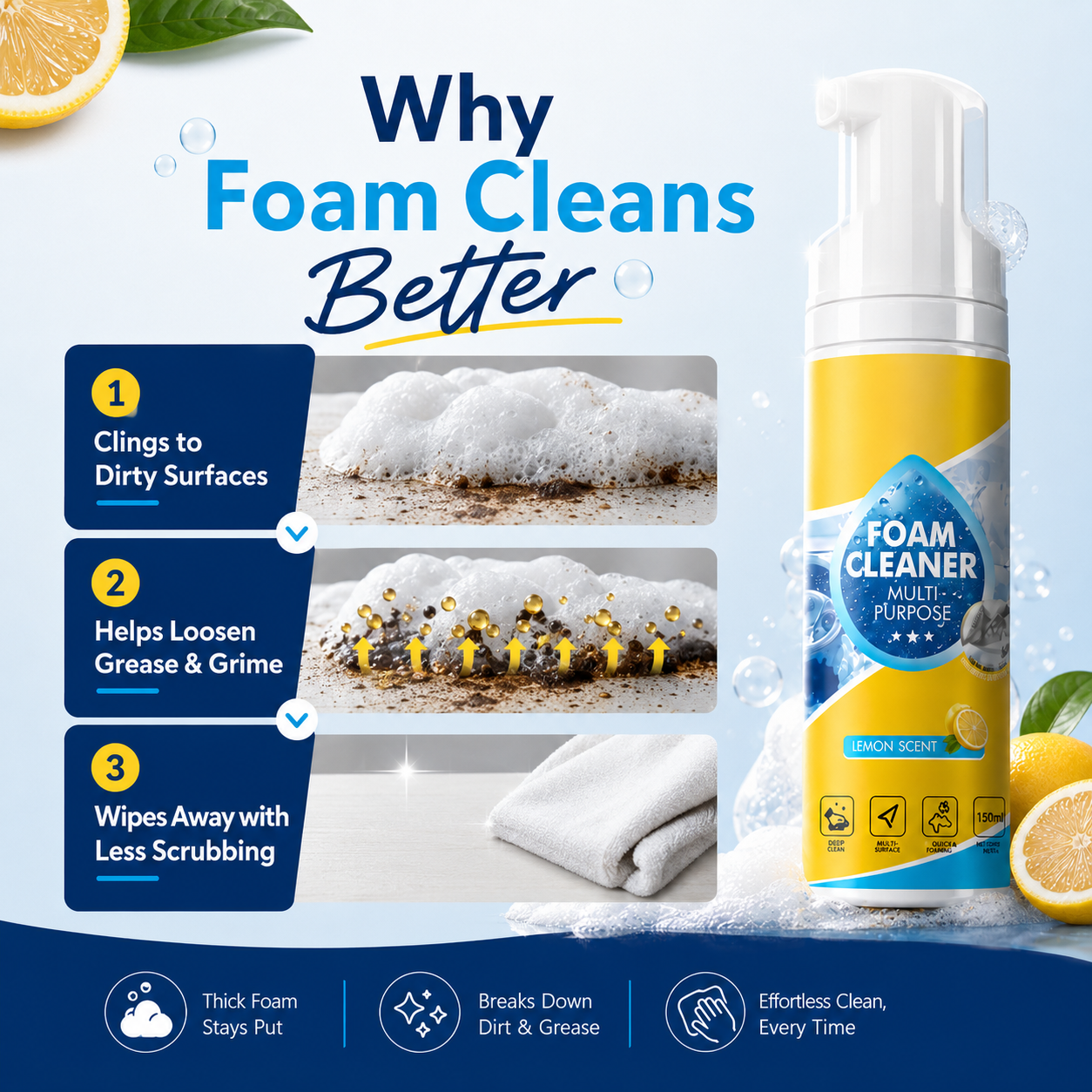 Clean Sofa Stains, Kitchen Grease & Bathroom Grime With One Simple Spray
