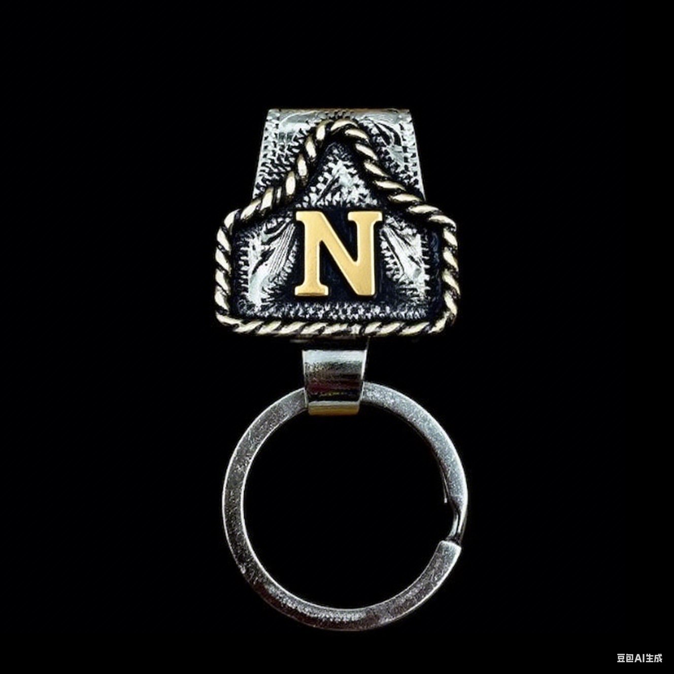 🤠Handmade Metal A-Z Initial Key Chain Clip