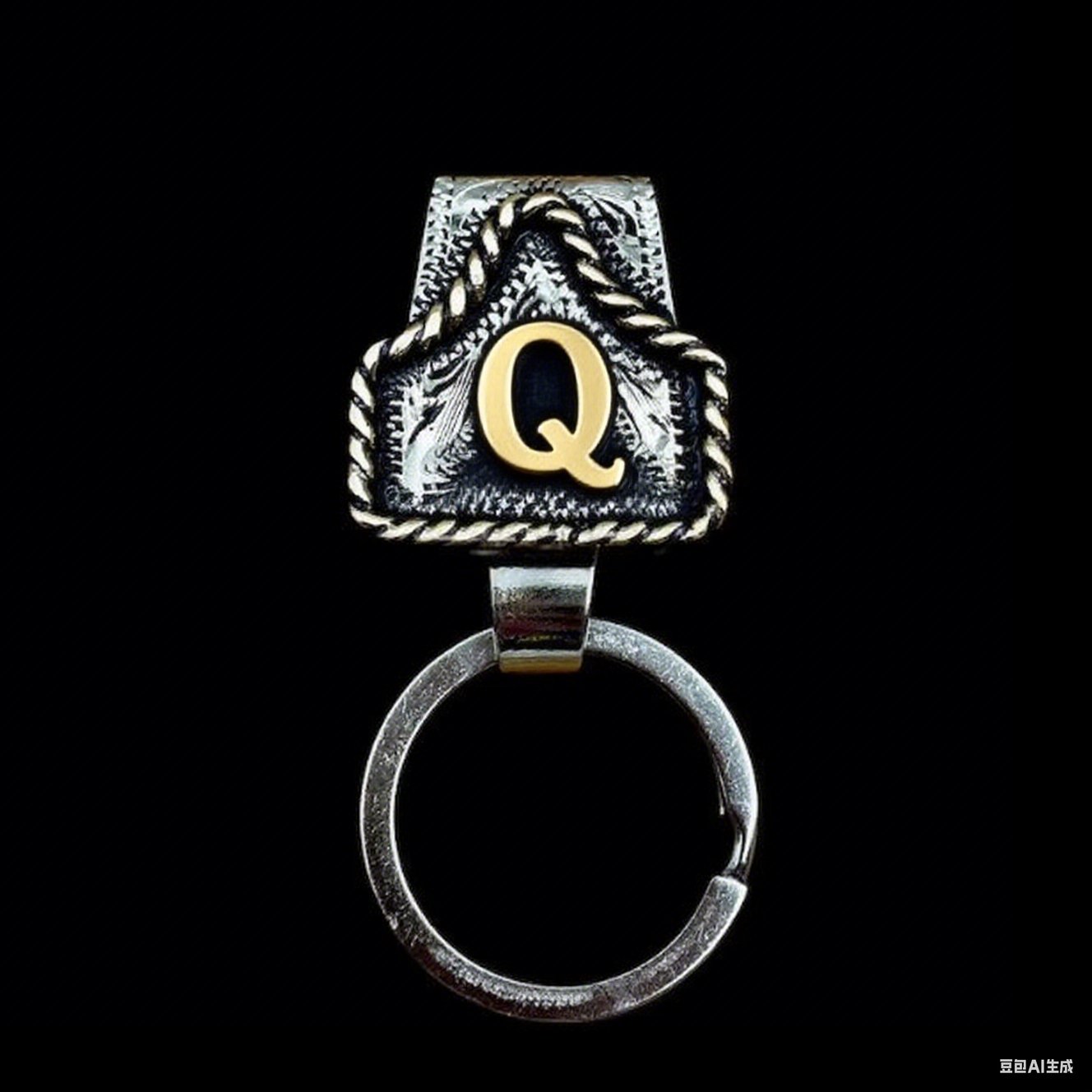 🤠Handmade Metal A-Z Initial Key Chain Clip