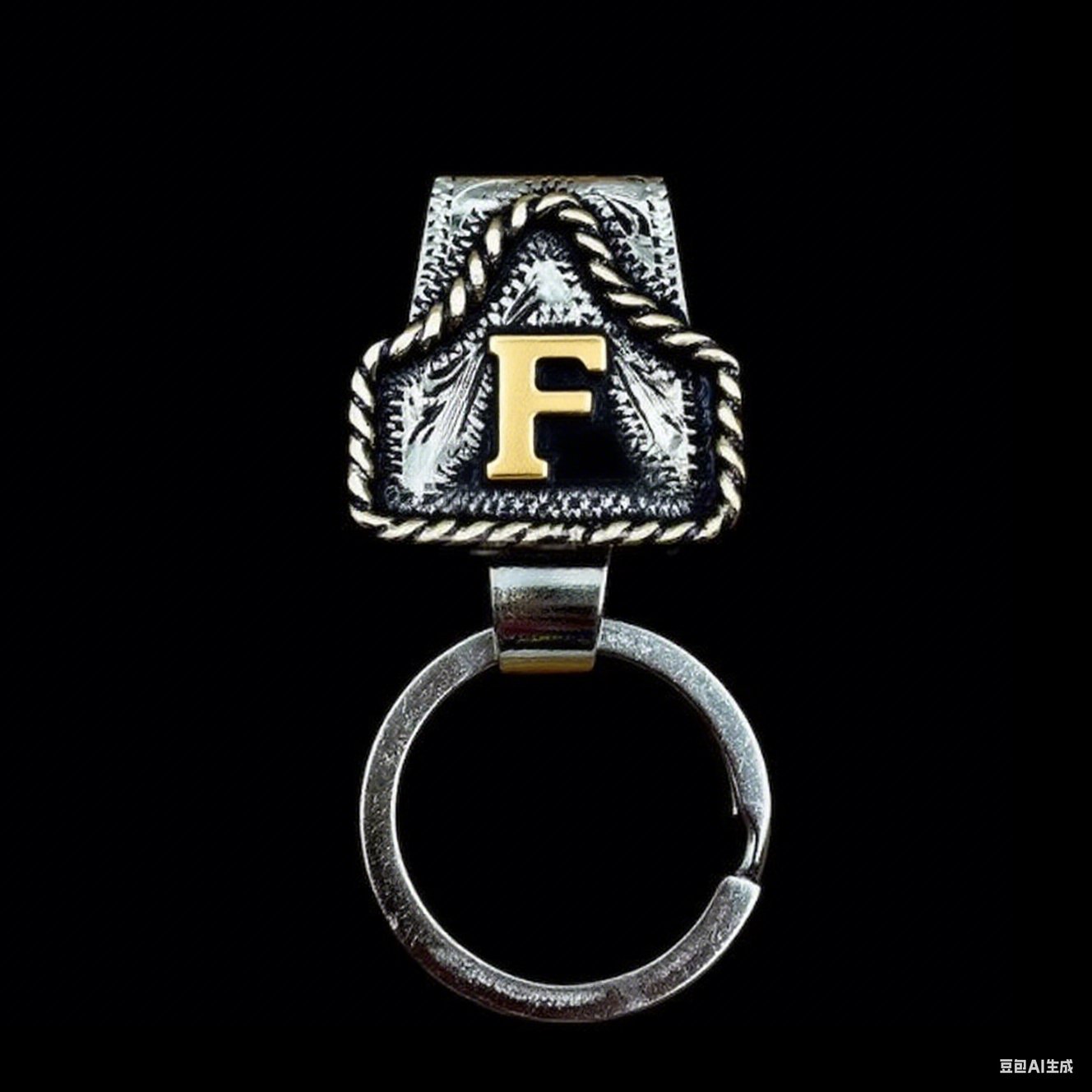 🤠Handmade Metal A-Z Initial Key Chain Clip