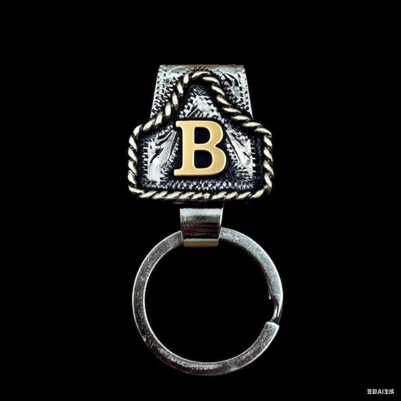 🤠Handmade Metal A-Z Initial Key Chain Clip
