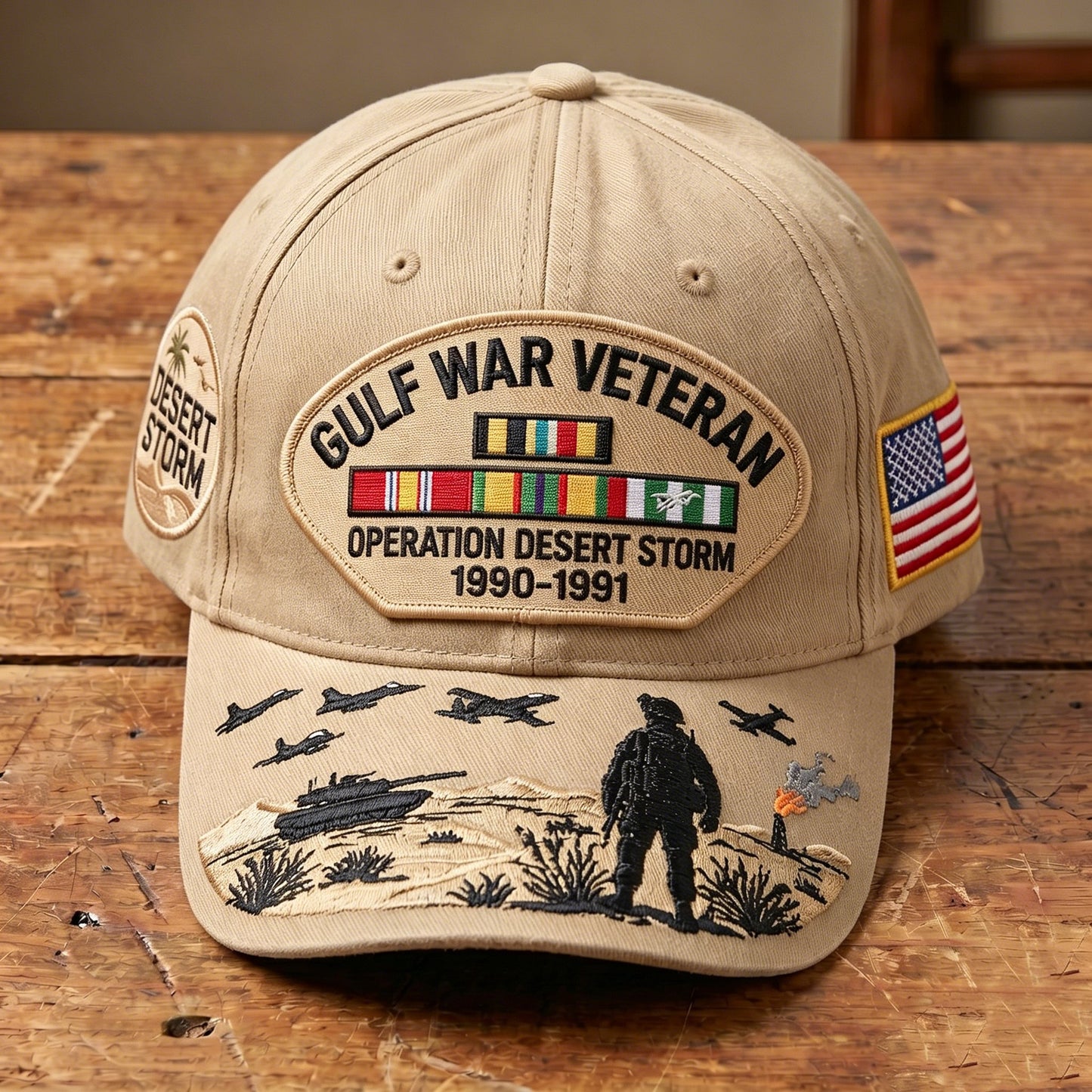 🔥LAST DAY 50% OFF - 🎖️Gulf War Veteran Tribute Cap🧢(Breathable & Lightweight Comfort & Unisex Fit)
