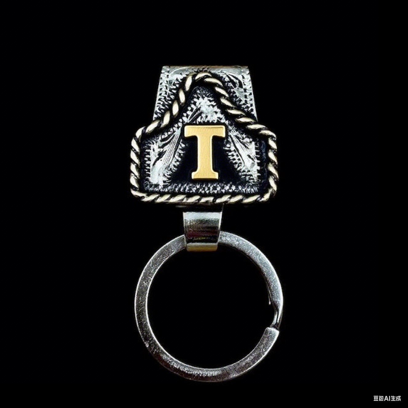 🤠Handmade Metal A-Z Initial Key Chain Clip