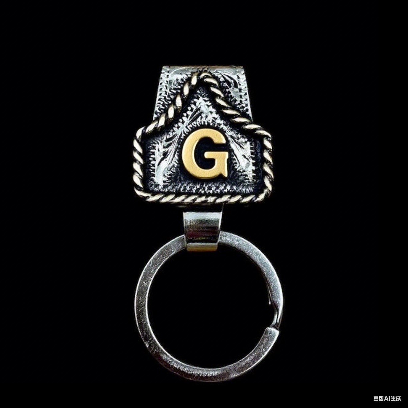 🤠Handmade Metal A-Z Initial Key Chain Clip
