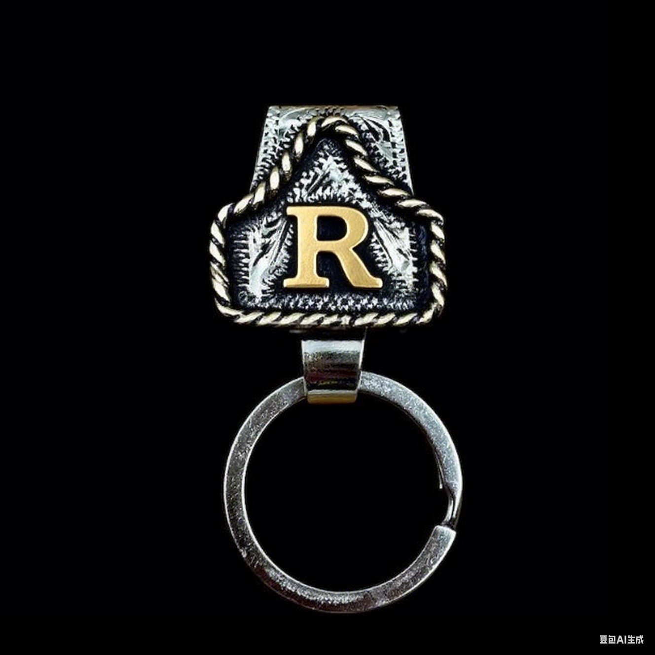 🤠Handmade Metal A-Z Initial Key Chain Clip