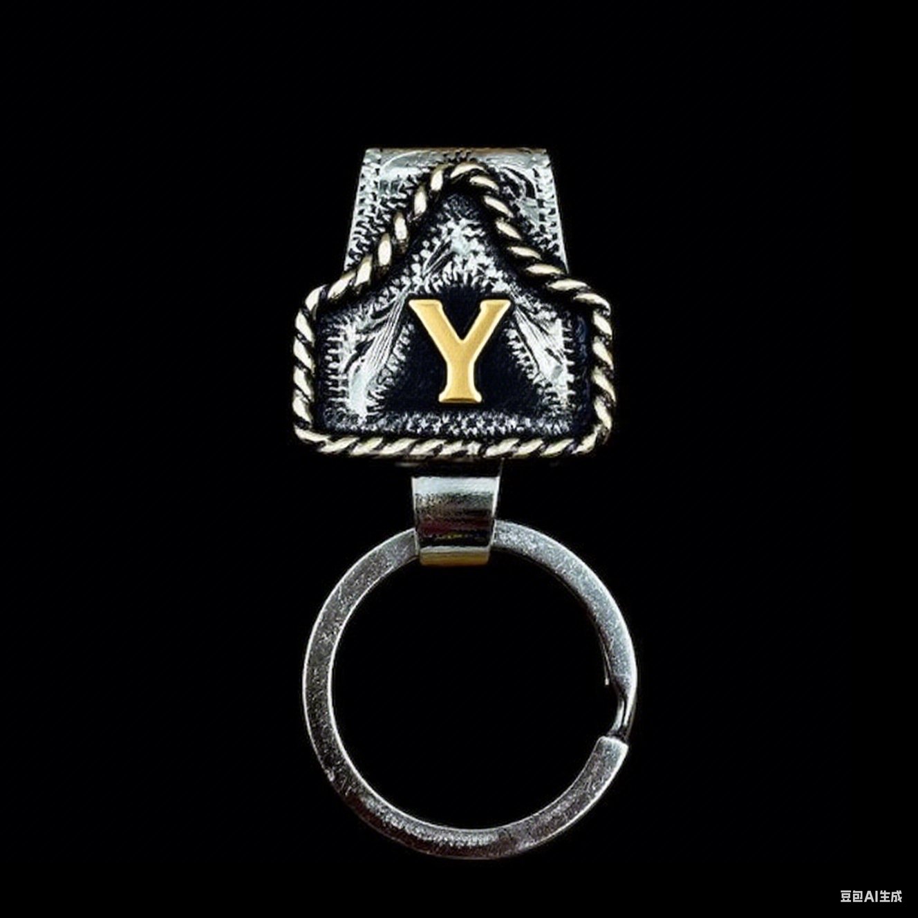 🤠Handmade Metal A-Z Initial Key Chain Clip