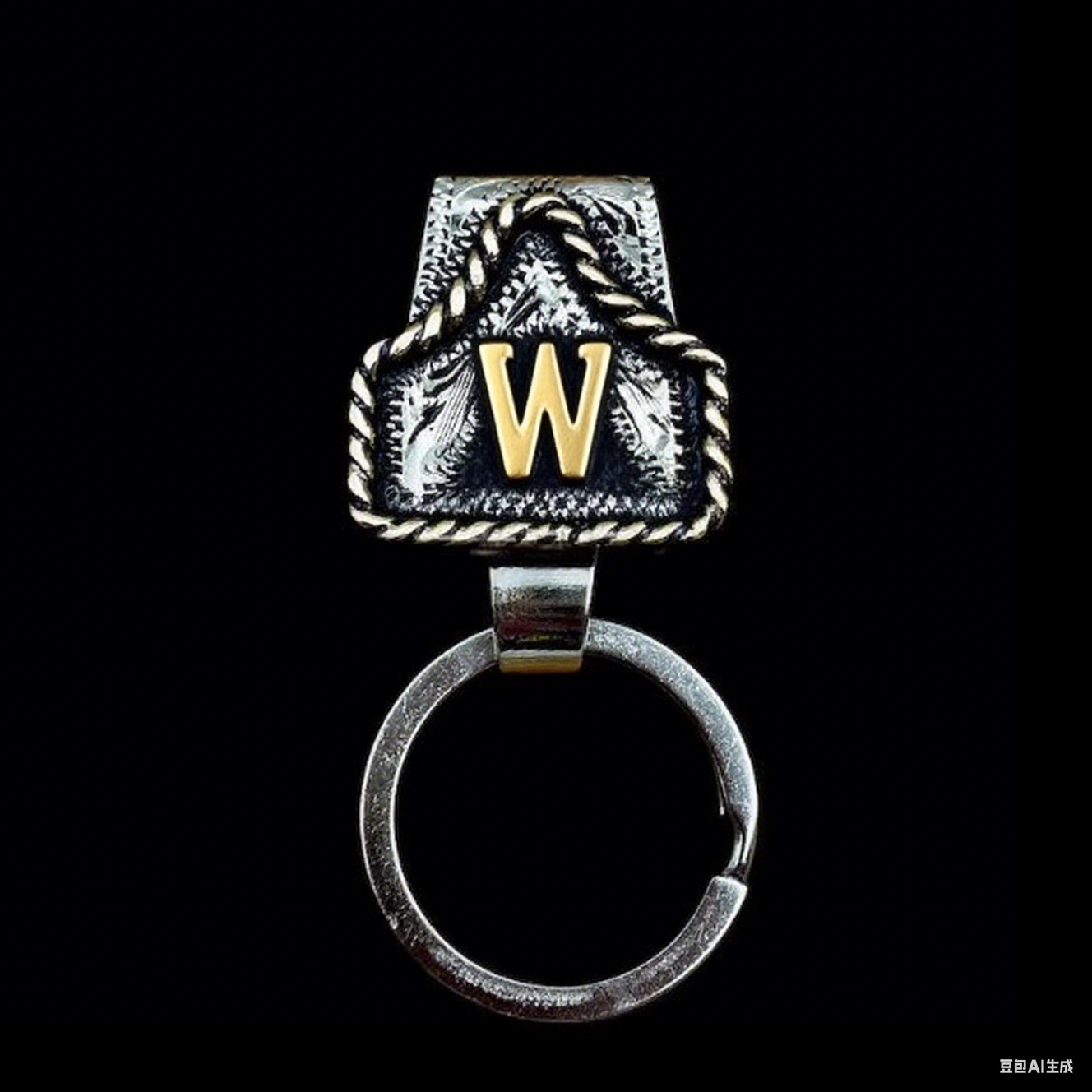 🤠Handmade Metal A-Z Initial Key Chain Clip