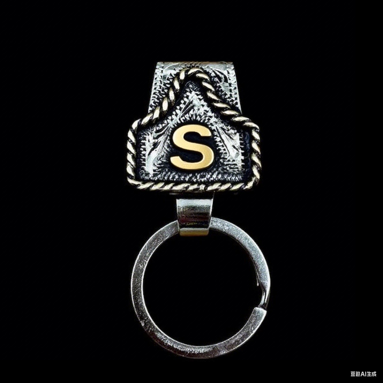 🤠Handmade Metal A-Z Initial Key Chain Clip