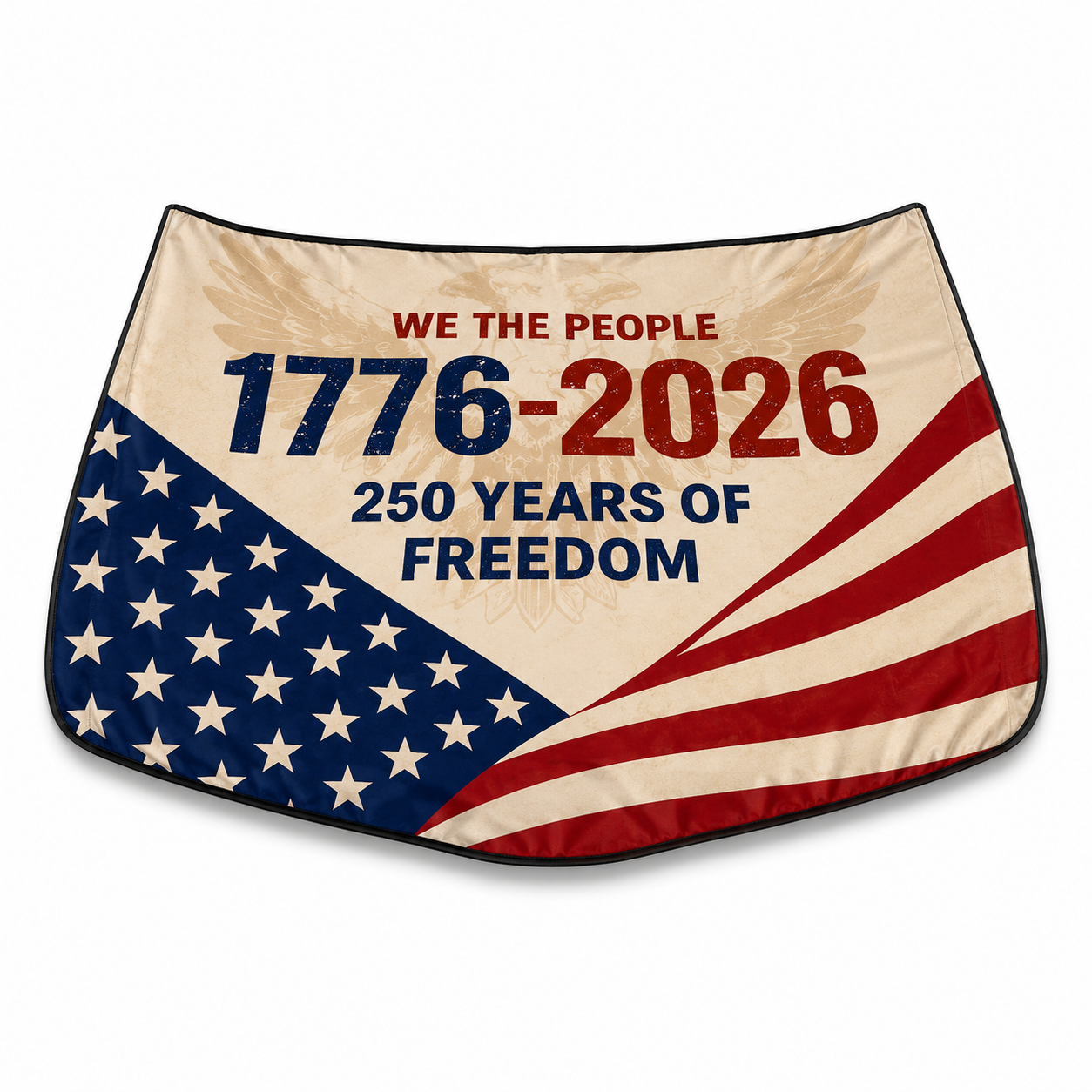 🇺🇸 Universal American Hood Flag Cover - Fits Most Cars, SUVs & Pickups