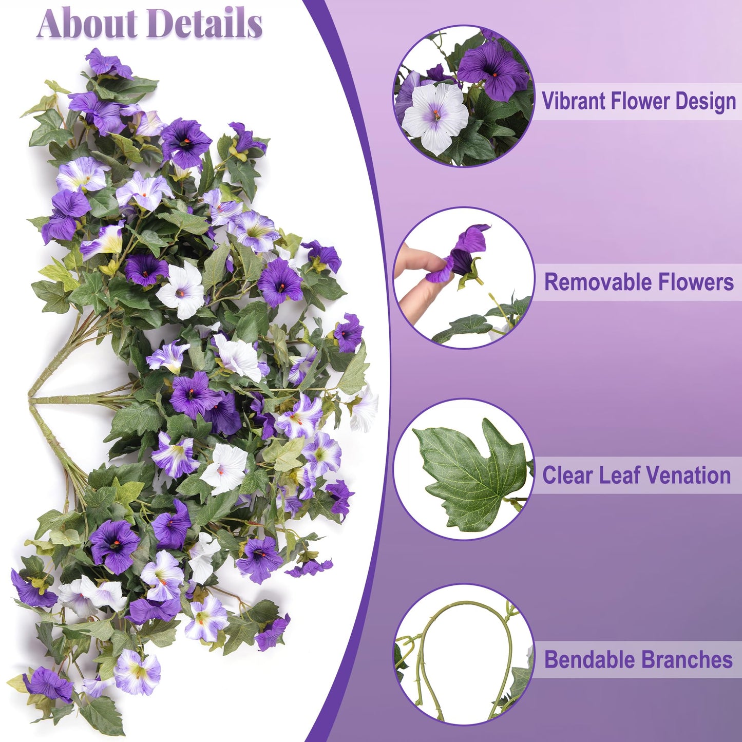 🔥Hot Sale 60% OFF🔥 Spring Faux Petunias – UV Resistant, No Fade, Long-Lasting