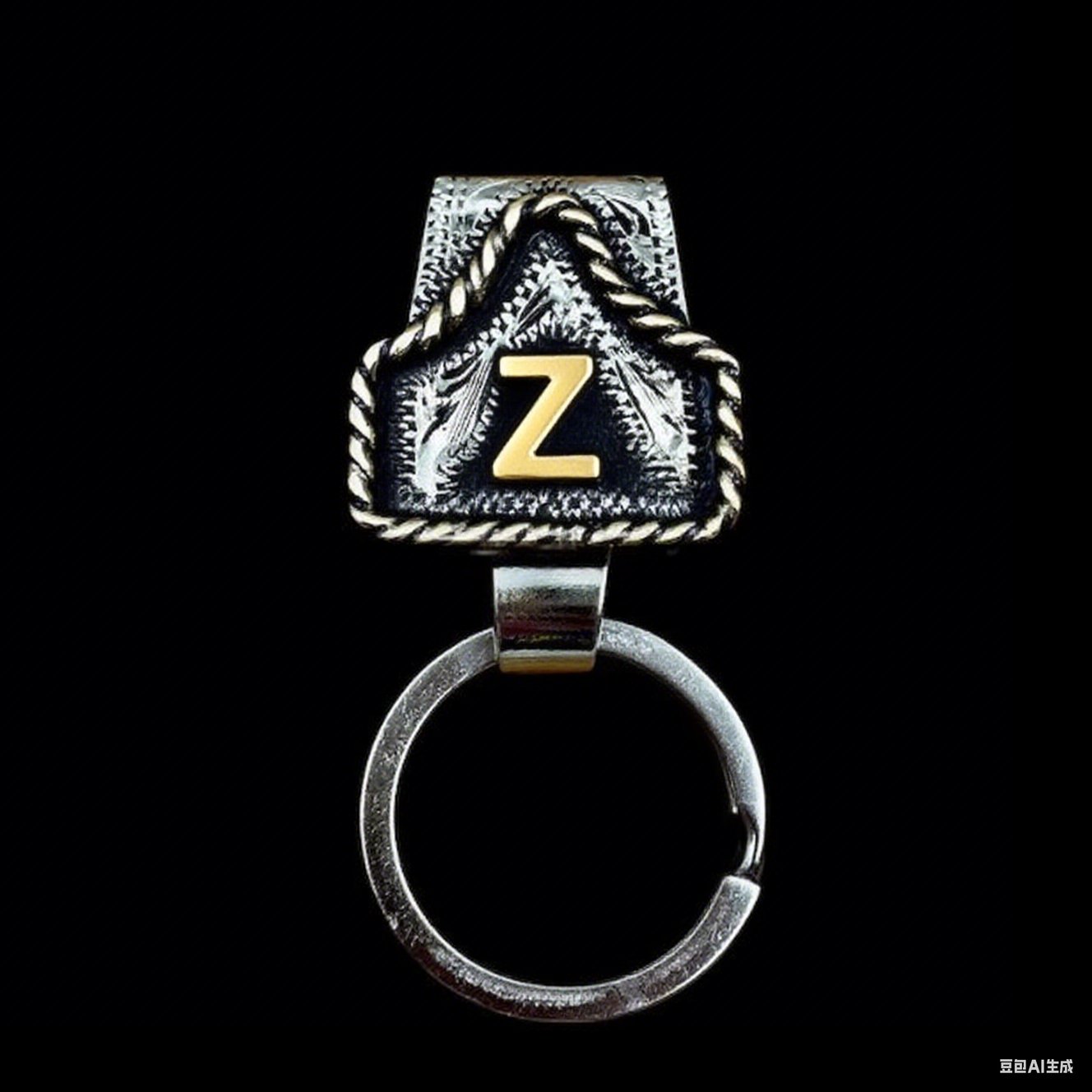 🤠Handmade Metal A-Z Initial Key Chain Clip