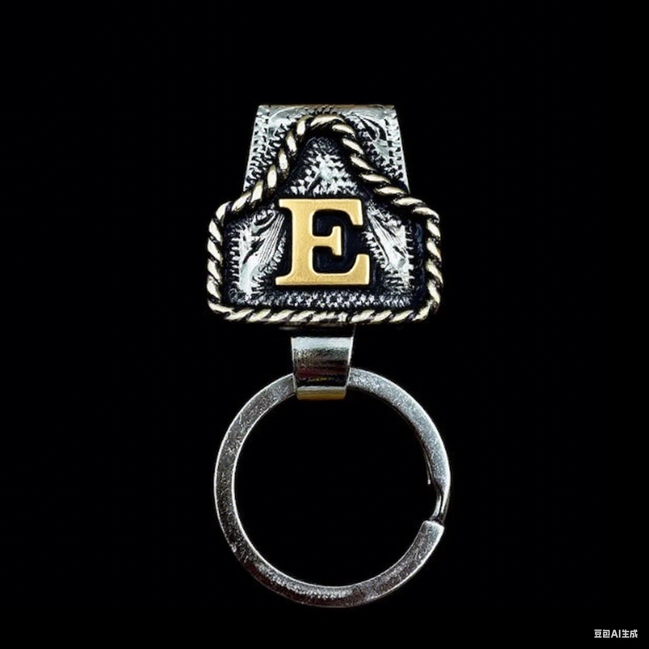 🤠Handmade Metal A-Z Initial Key Chain Clip