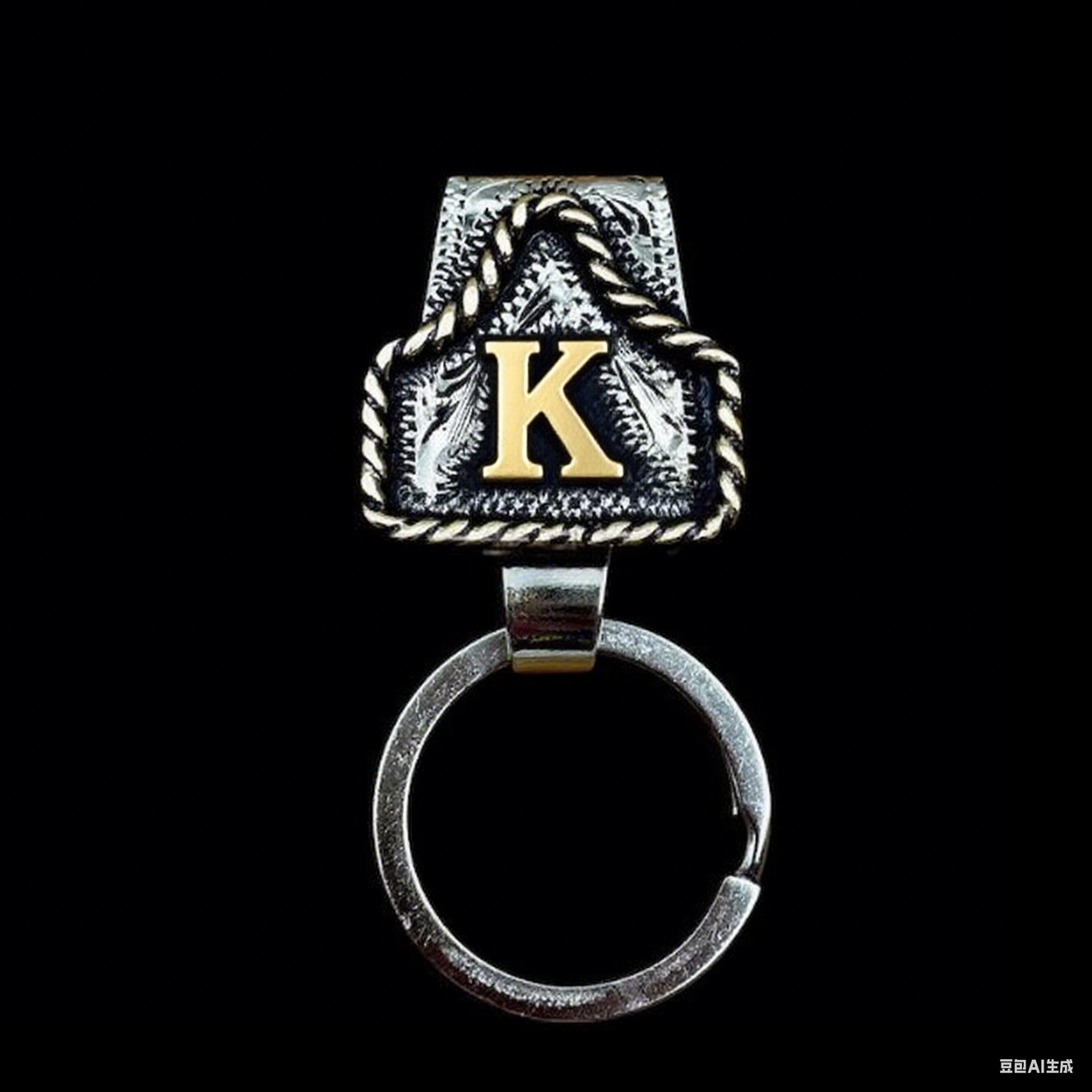 🤠Handmade Metal A-Z Initial Key Chain Clip