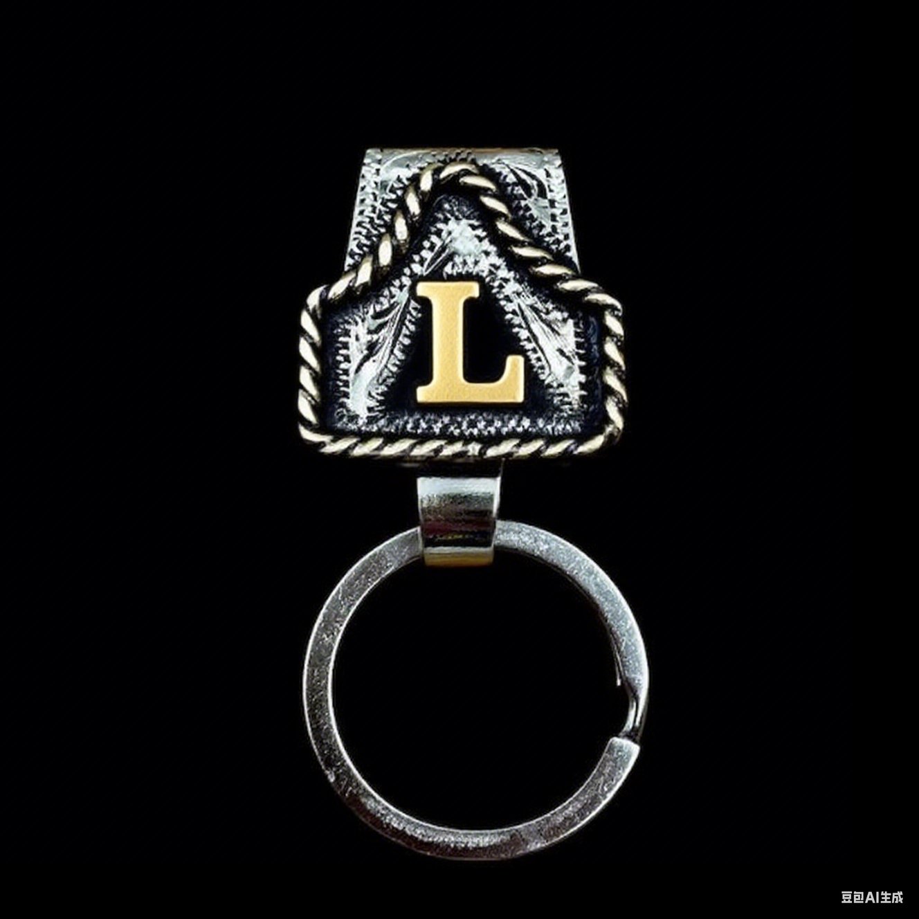 🤠Handmade Metal A-Z Initial Key Chain Clip