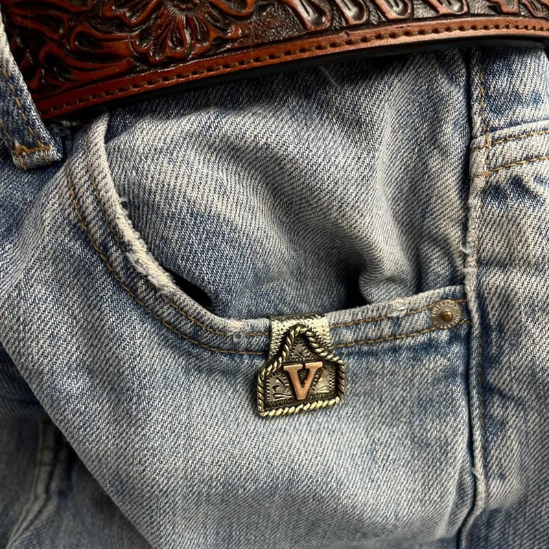 🤠Handmade Metal A-Z Initial Key Chain Clip