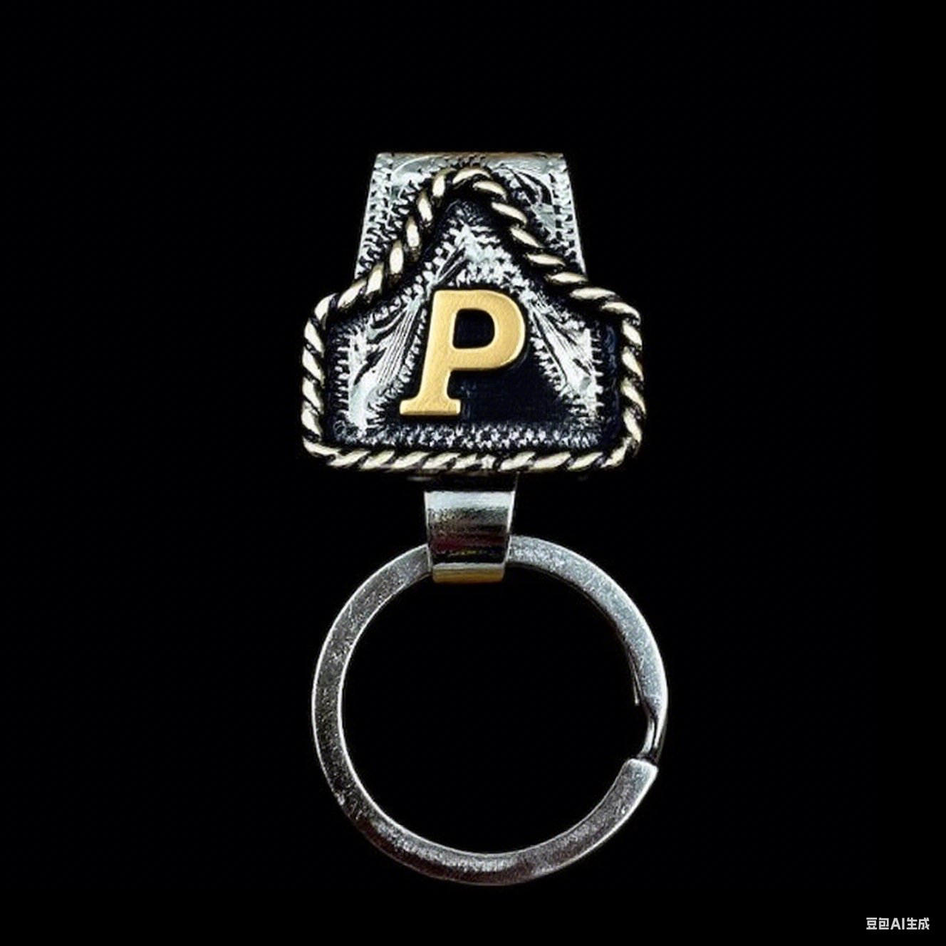 🤠Handmade Metal A-Z Initial Key Chain Clip