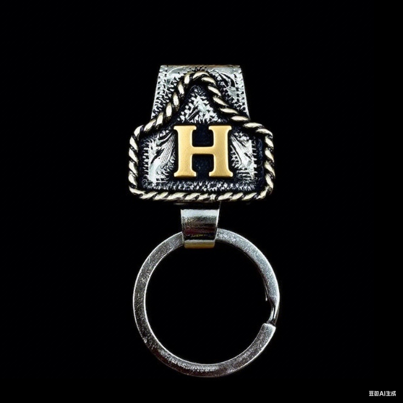 🤠Handmade Metal A-Z Initial Key Chain Clip