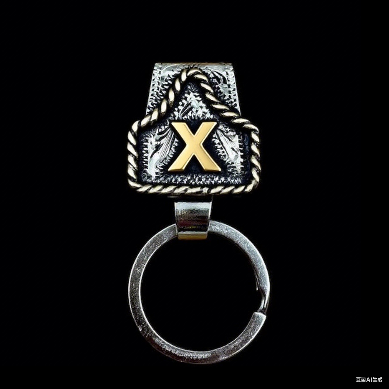 🤠Handmade Metal A-Z Initial Key Chain Clip
