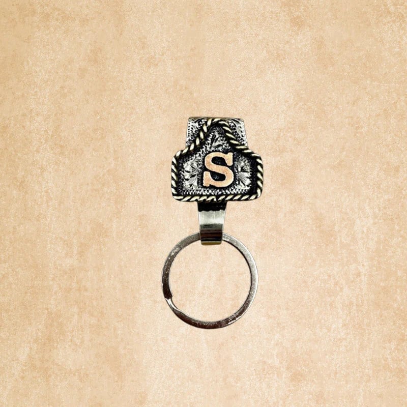 🤠Handmade Metal A-Z Initial Key Chain Clip